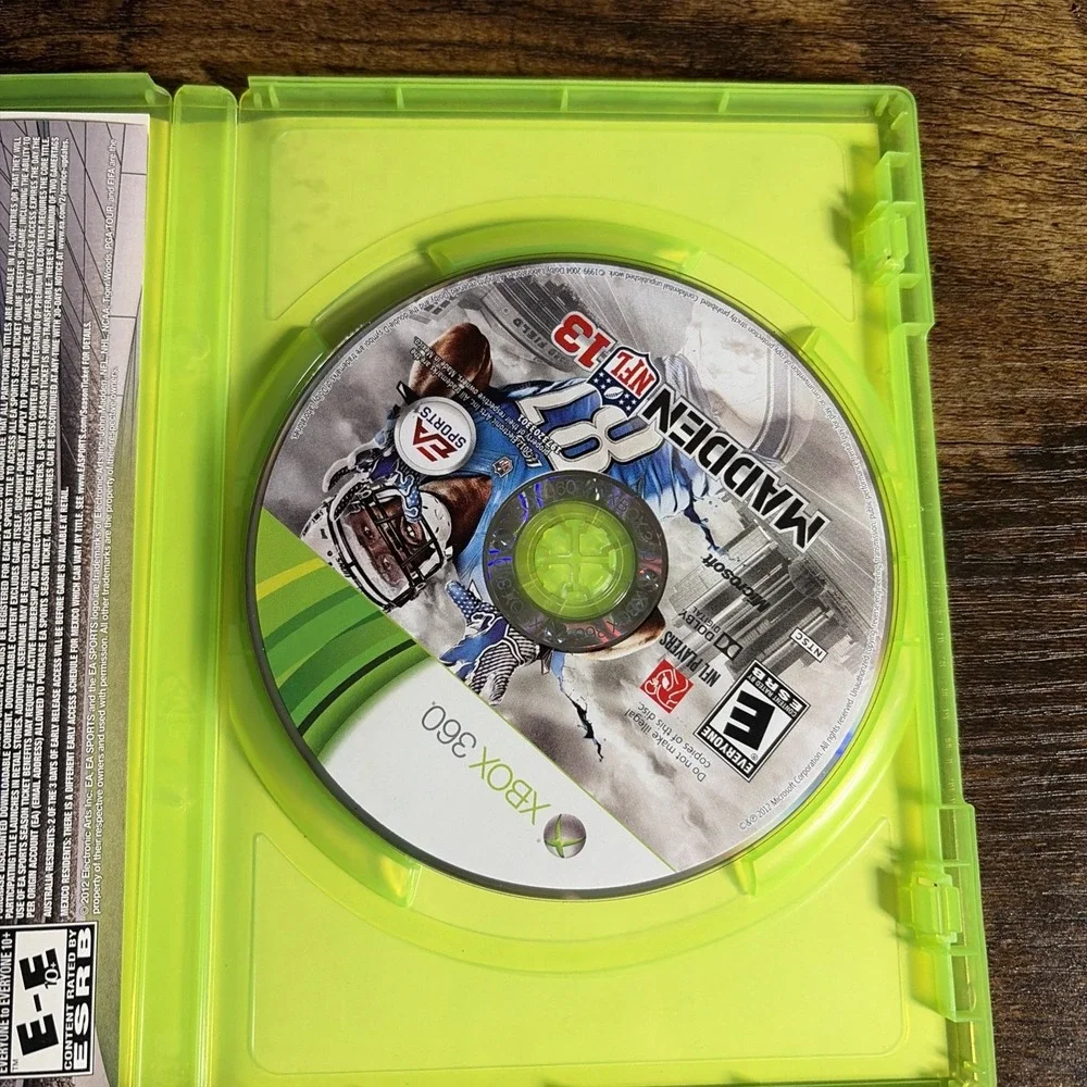 Madden NFL 13 (Microsoft Xbox 360, 2012) Complete – EA Sports Football Game